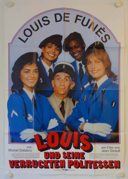 Louis und seine verrückten Politessen originales deutsches A0-Filmplakat